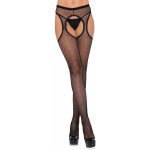 Leg Avenue Fishnet Suspender Hose 1941 Black – Zboží Dáma