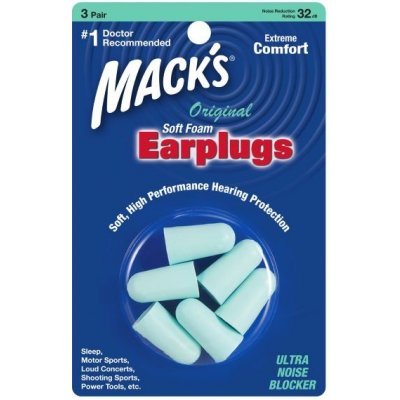Mack's Original Soft špunty do uší 3 páry – Zboží Dáma