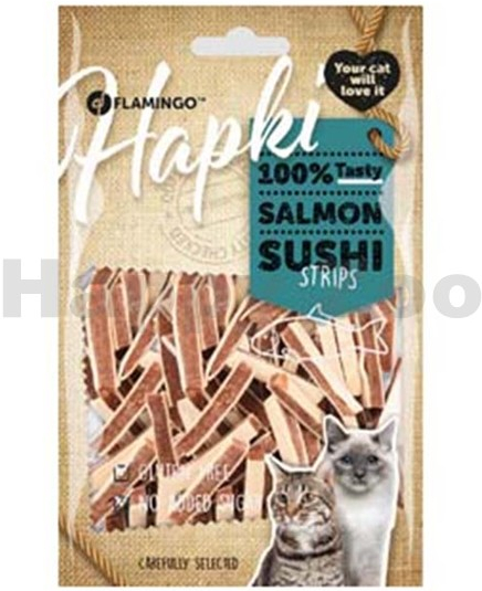 Flamingo Hapki Cat Salmon Sushi Strips 85 g