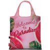 Nákupní taška a košík Fabrizio Skládací nákupní taška Tropical 10406-2100 růžová