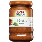 Sacla Pesto rosso červené pesto se sušenými rajčaty 190 g – Zboží Dáma