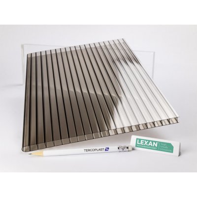 Lexan Polykarbonátová deska komorová 10 mm 2UV 2000 x 1500 mm bronz 1 ks – Sleviste.cz
