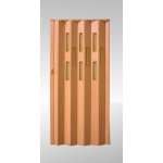 Garol Shrnovací dveře prosklené Buk 83 x 203 cm – Sleviste.cz