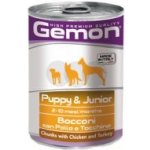 Gemon Dog Junior kousky kuře krocan 415 g