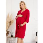 Těhotenský župan Basic Burgundy – Zboží Dáma