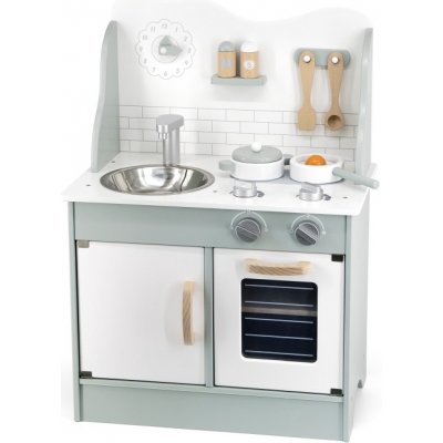 PolarB Dřevěná kuchyňka zeleno-bílá – Zboží Mobilmania