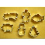 Vykrajovátka - VÁNOČNÍ (sada 6 ks) / mini – Zboží Mobilmania