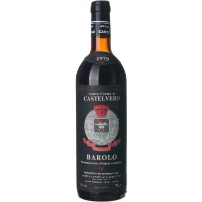 Antica Contea di Castelvero Barolo suché červené 1979 13% 0,75 l (holá láhev) – Hledejceny.cz