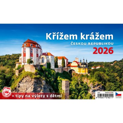 Stolní Helma Křížem krážem Českou republikou 2026 – Zboží Dáma
