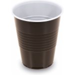 Wimex Automatový kelímek PS hnědo bílý Ø70mm 180ml – Zboží Dáma