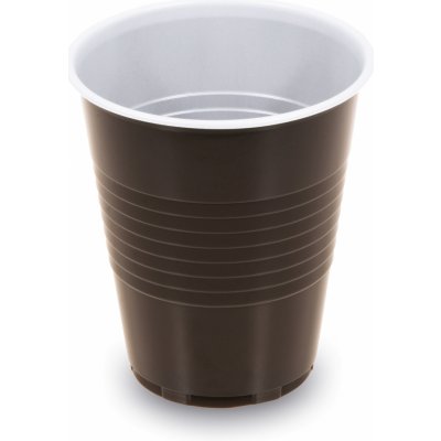 Wimex Automatový kelímek PS hnědo bílý Ø70mm 180ml – Zboží Dáma