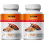 MycoMedica Reishi 50 % vysoká koncentrace 2 x 90 kapslí – Hledejceny.cz