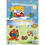 Andel Šablony k barvičkám na sklo sváteční motivy – Zboží Dáma