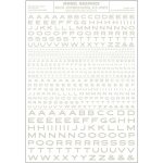 Woodland Scenics propisot písmena prodloužená Gothic R.R. bílá MG735 – Zboží Dáma