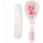 Canpol Babies Cute Animals hřeben a kartáč Kočička světle růžový 2/419 – Zboží Mobilmania