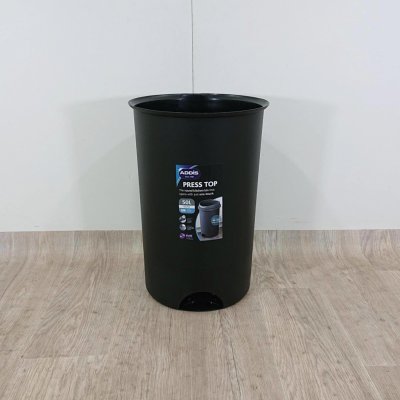 Addis Černý odpadkový koš Round 50 cm objem 50 l