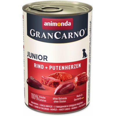 Animonda GranCarno Junior Hovězí s krutí srdce 400 g – Hledejceny.cz