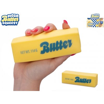 Mega squeeze kostka másla strečová jumbo 13cm – Hledejceny.cz