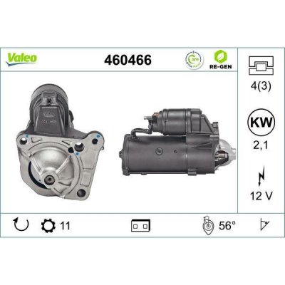 Startér VALEO 460466 | Zboží Auto