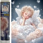 Norimpex Diamantový obrázek malování 30 x 40 cm Zamilovaný andělíček – Sleviste.cz