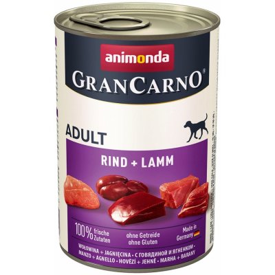 Animonda Gran Carno Adult hovězí & jehněčí 6 x 400 g – Hledejceny.cz