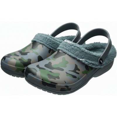 Listar pánské gumové nazouváky zateplené šedé – Zboží Dáma