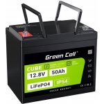 Green Cell LiFePO4 50Ah 12.8V 12V BMS pro karavan vozík loď – Sleviste.cz