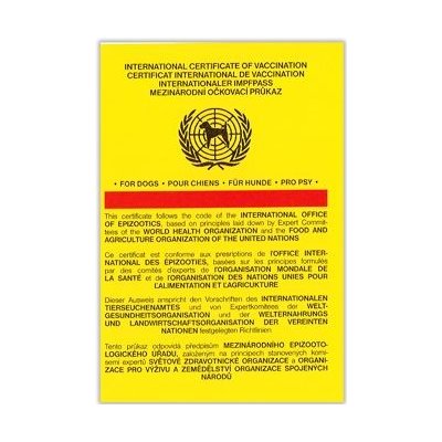 Vet. zásobování různá zastoupení Očkovací průkaz pes Intervet mezinárodní 1ks – Hledejceny.cz