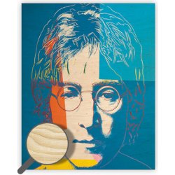 Helma 365 Dřevěný obraz John Lennon