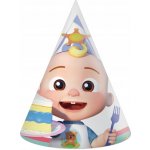 Procos Papírové čepičky - Cocomelon 6 ks – Zboží Dáma