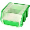 Úložný box Extera Plastový box Ergobox 1 Plus 7,5 x 11,6 x 11,2 cm zelený 11989