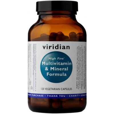 Viridian High Five Multivitamin & Mineral Formula 120 kapslí