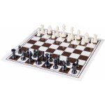 Turnajové plastové šachy s plastovou šachovnicí – Hledejceny.cz