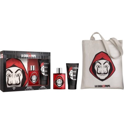 La Casa De Papel - EDT 100 ml + sprchový gel 150 ml + taška – Zboží Mobilmania