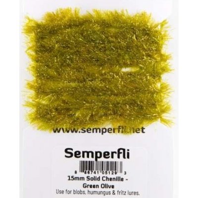 Semperfli Šenylka Solid Chenille Golden Olive 15mm – Hledejceny.cz