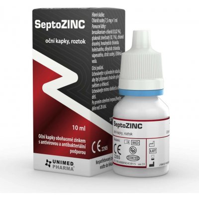 SeptoZINC oční kapky roztok 10 ml – Hledejceny.cz