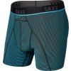 Boxerky, trenky, slipy, tanga Saxx Kinetic HD Boxer Brief cool blue feed stripe