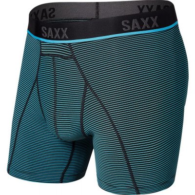 Saxx Kinetic HD Boxer Brief cool blue feed stripe