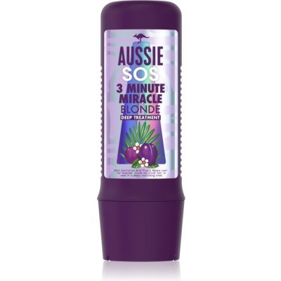 Aussie SOS 3 Minute Miracle kondicionér pro blond vlasy 225 ml – Zbozi.Blesk.cz