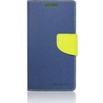 Pouzdro Goospery Mercury FANCY DIARY SAMSUNG J100 GALAXY J1 MODRO/LIMETKOVÉ – Sleviste.cz