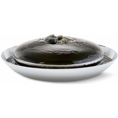 Stolní fontána SPRING Philippi 40 cm stříbrná – Hledejceny.cz