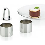 KELA Dezertní tvarovací kroužky 7,5x6cm DECORE 3ks nerez 18/10 KL-10781 – Zboží Mobilmania