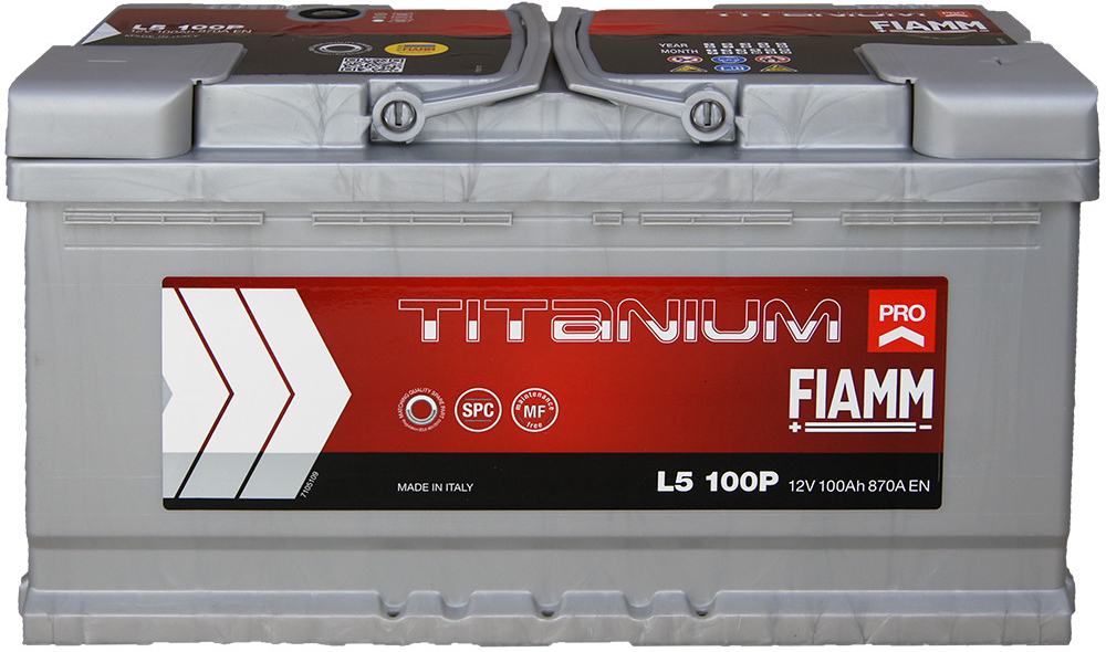 Fiamm Titanium PRO 12V 100Ah 870A L5 100P