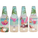 Set 4ks nástěnných otvíráků Coctail - 10*30*1 cm - J-Line by Jolipa – Hledejceny.cz