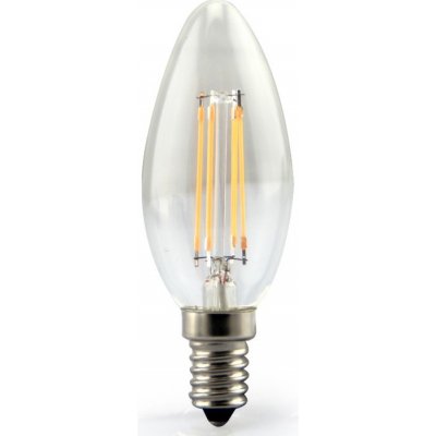 V-TAC led filament svíčka e14 4w teplá bílá 2500 3000k – Hledejceny.cz