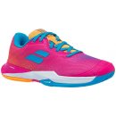 Dětské tenisové boty Babolat Jet Mach 3 Clay junior růžová