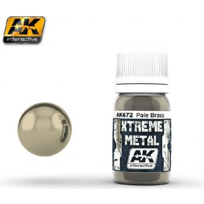 AK Interactive Xtreme Metal Pale Brass – Zboží Dáma