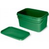 Rybářská krabička a box Delphin Hranatý kbelík s víkem classa / zelené 5l