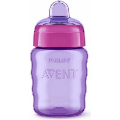 Avent dětský netekoucí hrneček s pítkem 260 ml fialový – Zboží Mobilmania