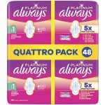 Always Platinum Normal velikost 1 Vložky s křidélky 48 ks – Hledejceny.cz